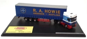 Oxford Diecast 1/76 Scale DAF08CS - DAF XF Truck & Trailer "R.A. Howie" Blue - Picture 1 of 5