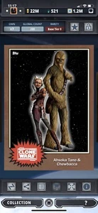Topps Star Wars Digital Card Trader Tier 8 - Bronze Ahsoka Tano Base 4 - 200 cc - Picture 1 of 1