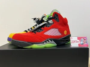 Nike Air Jordan 5 Retro CZ5725-700 What the Solar Orange Red Yellow men's - Picture 1 of 10