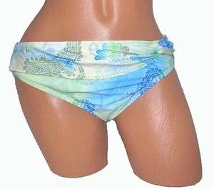 Athena NEW Blue Women's L Large 14 Swimsuit Bikini Bottom $45 2543 - Picture 1 of 2