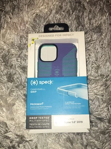 Speck CandyShell Grip Case für iPhone 11 Pro - Wisteria Purple/Mykonos Blue Neu - Bild 1 von 3