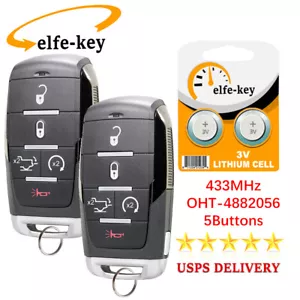 2 Prox Remote Fob Smart Key 5 Button 68584155 for Dodge Ram 1500 2019 2020 2021 - Bild 1 von 6