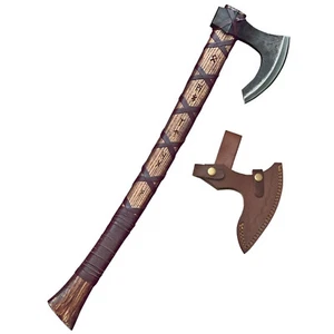 Axe Ragnar Viking Forged Hand Custom Steel Battle Hatchet Tomahawk Throwing Axe - Picture 1 of 7