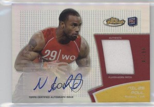 2011 Topps Finest Refractor /99 Niles Paul #RAP-NP RPA Rookie Patch Auto RC