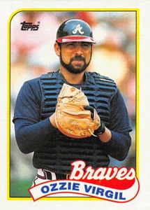Ozzie Virgil 1989 Topps Base Baseball card #179 Atlanta Braves - Picture 1 of 2