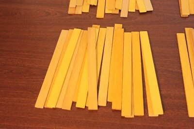 Lote de 17 troncos de techo amarillos de 9" Playskool Lincoln de colección piezas de repuesto Foto 1 de 3