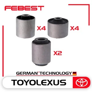 REAR LATERAL & TRACK BAR BUSHING SET 10 PCS FOR LEXUS LX570 OEM QUALITY - Picture 1 of 3