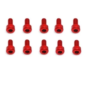 Tornillo de cabeza de enchufe de aluminio HobbyStar, M3X6, rojo, 10 piezas 3 mm 3 mm 6 mm - Imagen 1 de 1