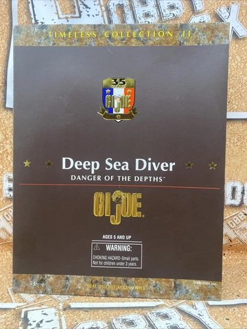 1999 GI Joe Deep Sea Diver Danger of the Depths Timeless Collection II NEW Cover