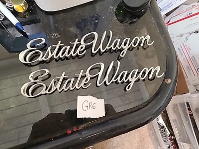 老式 1974 年 75 76 BUICK ESTATE WAGON 四分板刺绣套装 原始设备制造商 BIN GR6 — 第 1/4 张图片