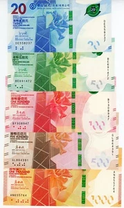 Hongkong ... P-348.352 (neu) ... 20-1000 Dollar ... 2021 ...  Auswahl *UNC*.😉 - Bild 1 von 2