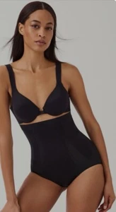 Bnwt Spanx Black High Waisted Brief Size Uk 18 20 Smooth Shape Sculpt 1X - Picture 1 of 1