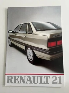 RENAULT 21 RS TSE TXE GTD Turbo D DX Italian Brochure 1980s - Picture 1 of 1