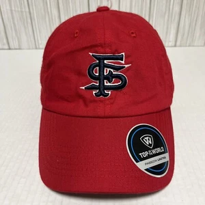 Fresno State Bulldogs Hat Cap Snap Back Strap Back Adjustable Red Dad NCAA - Picture 1 of 6