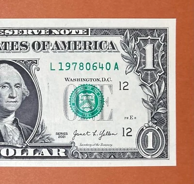 1978 June 4 (L 19780640 A) Birthday Note $1 One Dollar Bill *Uncirculated* - Image 1 of 3