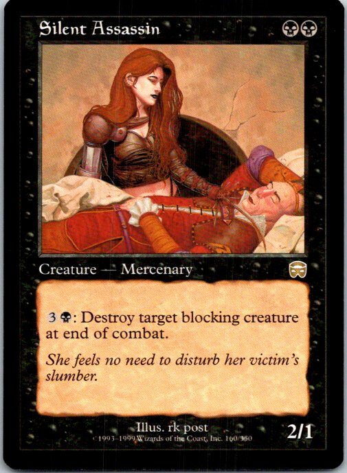 Silent Assassin Magic The Gathering Mercadian Masques Near Mint