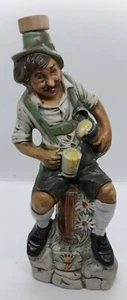 Vtg Mindestinh Ceramic Vino Santo Italian White Wine Decanter Bottle German Man - Picture 1 of 9