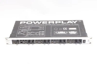 Behringer Powerplay HA4000 4-Channel Stereo Headphone Amplifier - Grade D - Image 1 of 4