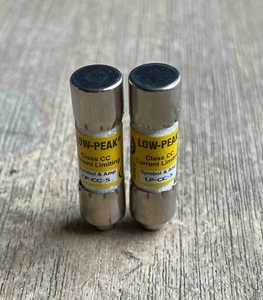 COOPER BUSSMANN LP-CC-5 LOW-PEAK SICHERUNGEN 5A 600V 2 STÜCK - Bild 1 von 4