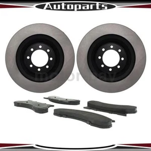 Front Brake Pads and Rotors For Ford E-350 Econoline Club Wagon 1988 1987 1986 - Picture 1 of 12