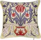 Signare Morris Tulip Vase Tapestry Square Throw Sofa Bed Cushion Cover Inner Pad