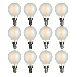 AMDTU E12 LED Bulb 2700K Warm White Dimmable Frosted Globe Edison Small Frost - Picture 1 of 5