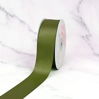Solid Satin Ribbon 1-1/2-Inch by 50 Yard Moss Green' Solid - Image 1 of 3