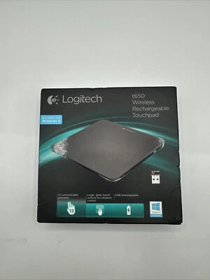 Logitech Touchpad t650 Wireless Rechargeable Mouse - NEW - Image 1 of 3