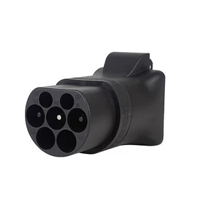 Typ 2 Stecker auf EU Universal Buchse Typ2 16A EV Ladegerät Adapter Ladestation - Bild 1 von 5