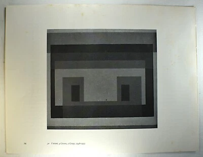 JOSEF ALBERS: EL LIBRO DE LOS AÑOS AMERICANOS DE ESTATE OF SEWELL SILLMANN, 1965 Foto 1 de 3