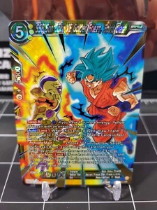 SSB Son Goku VS Golden Frieza Spirit Clash #BT21-111 SR DBS Foil Wild Resurgence - Picture 1 of 2