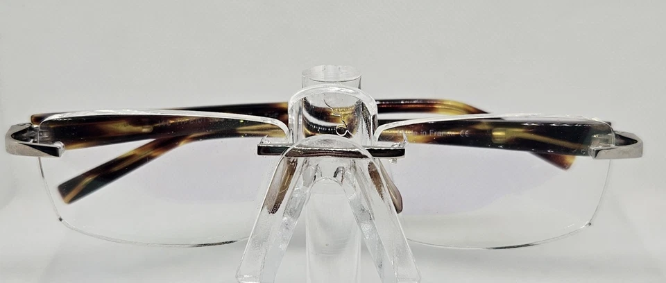 Monturas de gafas sin montura TAG Heuer TH 8101 hechas en Francia 50□17 140 tortuga Foto 1 de 4