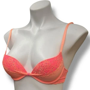 Victoria's Secret gepolsterter Halb-BH mit Spitze 32B Bügel gepolstert - Bild 1 von 9