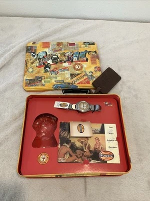 Reloj Club Coleccionistas Fossil Express 1997, Nuevo En Caja de Estaño Leer Foto 1 de 4