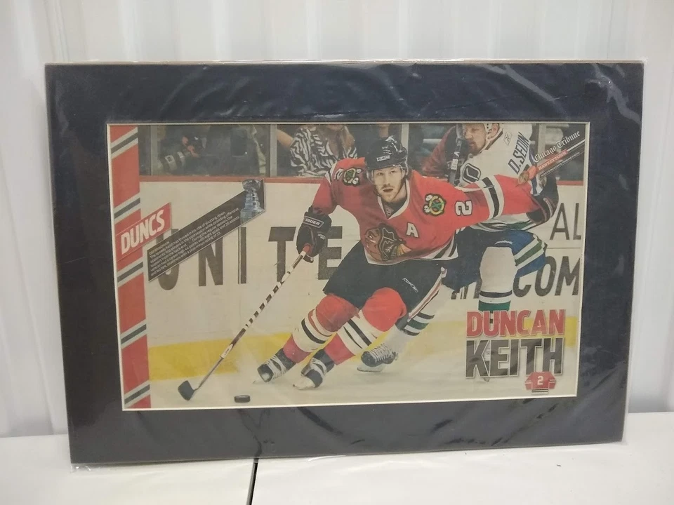 Оригинальный плакат Duncan Keith-Chicago Blackhawks Chicago Tribune матовый - Изображение 1 из 1