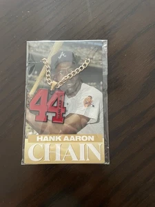 Hank Aaron 44 Chain Atlanta Braves Truist Ballpark Tour Chain Series UNOPENED!! - Picture 1 of 2
