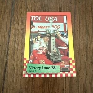 1989 MAXX Trading Card#146 Victory Lane 88 Race#6 - Picture 1 of 3