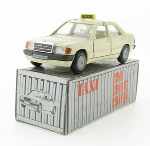 CURSOR 1182 Mercedes-Benz 190 D TAXI 1:35 in OVP Box Auto Model Car 190E E W 201 - Picture 1 of 10