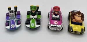 Lote de 4 coches Mattel Hot Wheels Mario Kart 2018 Plus con personajes en coche. - Imagen 1 de 11