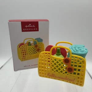 Hallmark Keepsake 2025 Hello, Sunshine - Strandtasche Ornament - Bild 1 von 7