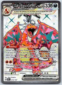 Charizard ex 215/197 SV03: Obsidian Flames - Ultra Rare Full Art NM Holo - Picture 1 of 2