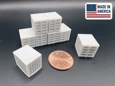 Z Scale 1:220 - Metal Shipping / Conex Containers - 10ft, 20ft, 40ft - Image 1 of 4