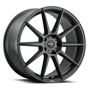 Voxx Lucca 18x9 +30 Matte Black Wheel Rim 5x114.3 5x4.5 (QTY 1) - Picture 1 of 3
