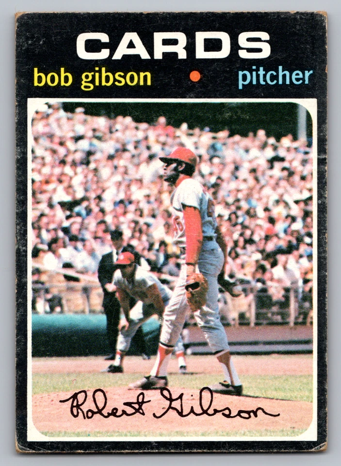 1971 TOPPS #450 БОБ ГИБСОН КАРДИНАЛЫ - Изображение 1 из 3