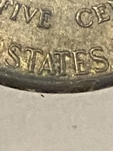 1945 S/S Jefferson Silver War Nickel AU RPM Very Heavy Spread On Reverse - Picture 1 of 16