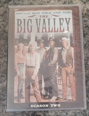 The Big Valley Complete 2nd Season 2 New Sealed 5 DVD Set NEVER TRUST STOCK PICS - Image 1 of 2