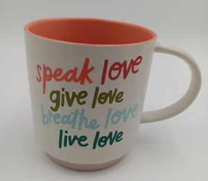 Hallmark Mug Speak love Give Love Breathe Love Live Love Novelty Mug - Picture 1 of 9