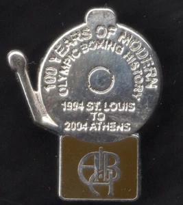 ATHENS 2004 OLYMPIC GAMES PIN. AIBA. BOXING. 1994 ST LOUIS TO ATHENS 2004 - Picture 1 of 1