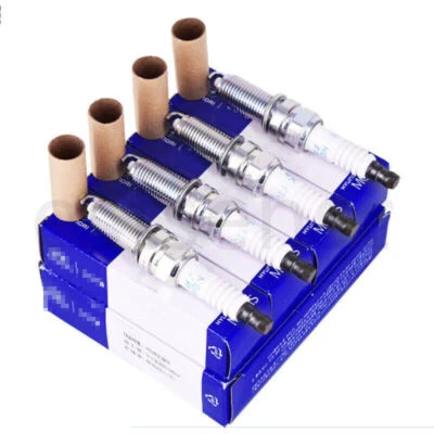 4Pcs Iridium SILZKR6B10E Spark Plugs 18846-10060 For Hyundai ACCENT KIA RIO] - Imagen 1 de 4