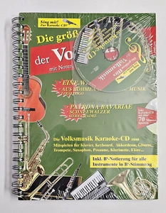 Die grössten Hits aus der Volksmusik mit Karaoke CD - Bild 1 von 2